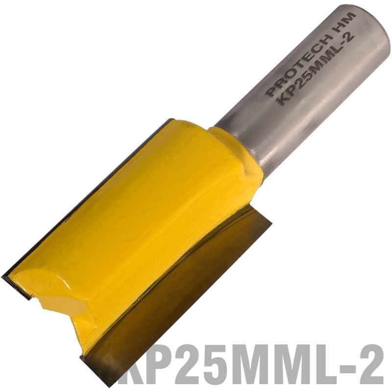 STRAIGHT BIT 25MM X 38MM CUT 2 FLUTE METRIC 1/2&#39; SHANK