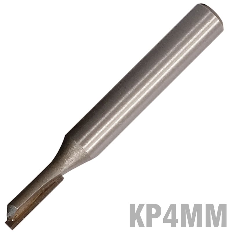 STRAIGHT BIT 4MM X 13MM SINGLE FLUTE METRIC 1/4&#39; SHANK