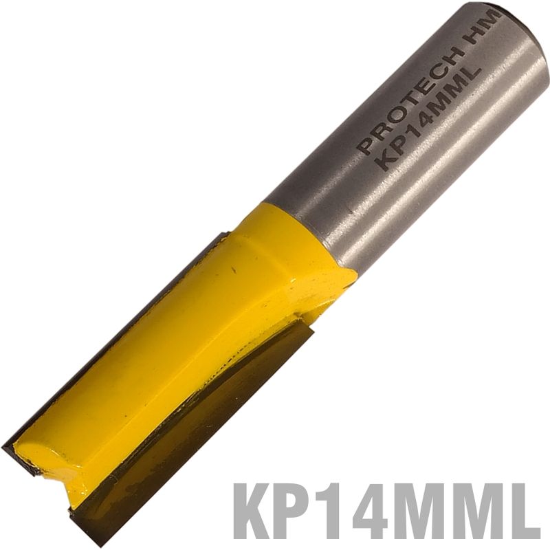 STRAIGHT BIT 14MM X 26MM CUT 2 FLUTE METRIC 1/2&#39; SHANK