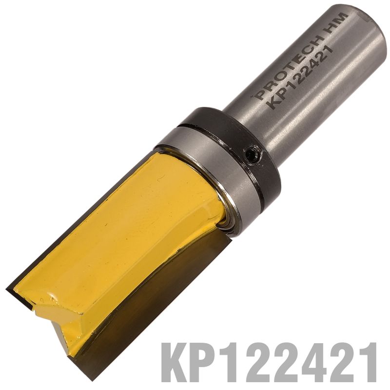 PATTERN FLUSH TRIM BIT. WITH SHANK MOUNTED BEARING 19MM X 32MM 1/2&#39; SH
