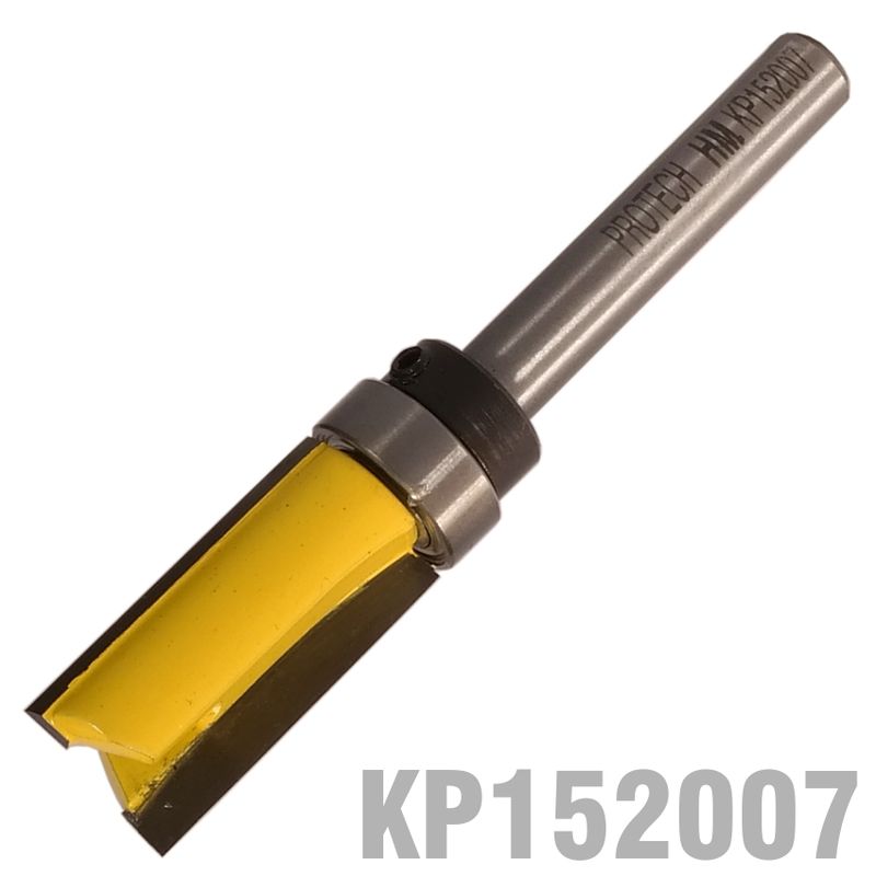 PATTERN FLUSH TRIM BIT. WITH SHANK MOUNTED BEARING 1/2&#39; X 1&#39; 1/4&#39; SHAN