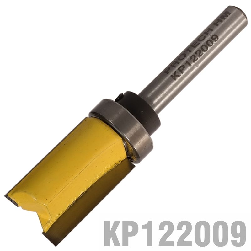 PATTERN FLUSH TRIM BIT. WITH SHANK MOUNTED BEARING 16MM X 25MM 1/4&#39; SH