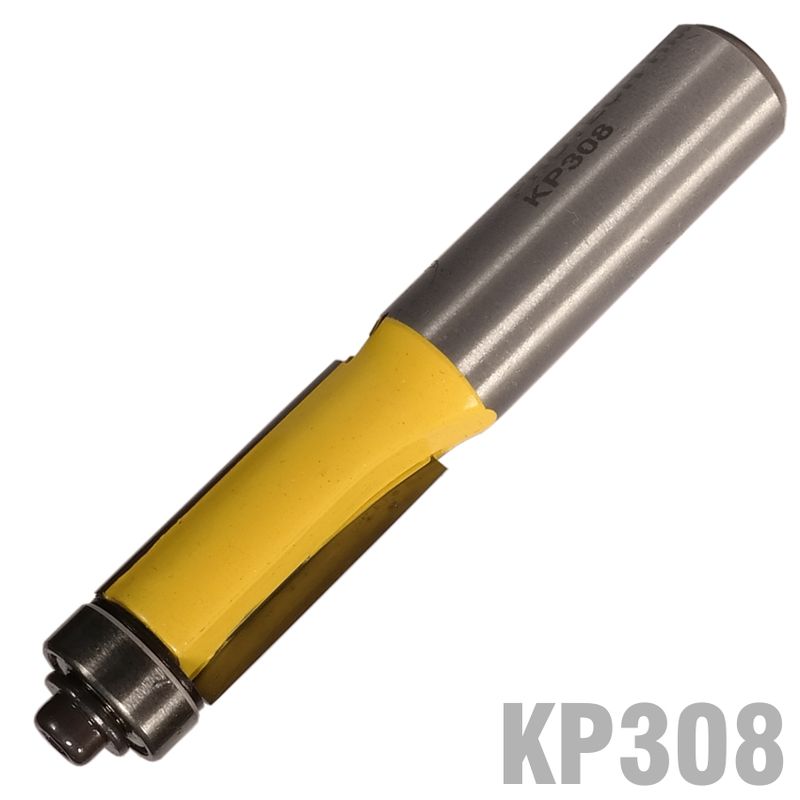 TRIM BIT 1/2&#39; X 1&#39;WITH BOTTOM BEARING 1/2&#39; SHANK