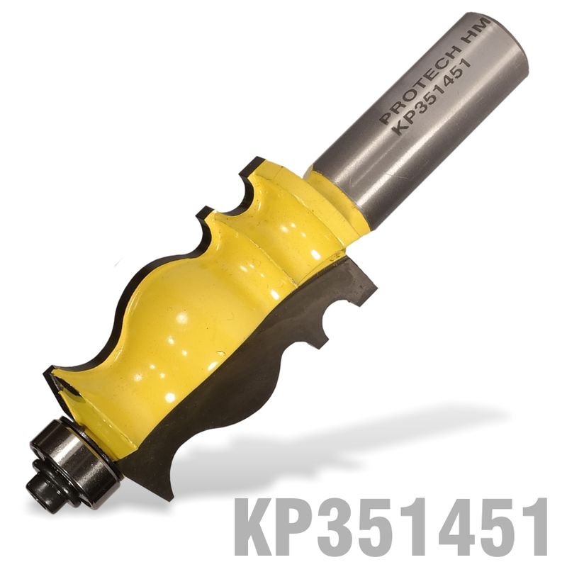 FACE MOULD BIT 1&#39; X 1 11/16&#39; RADIUS 1/8&#39;  1/2&#39; SHANK