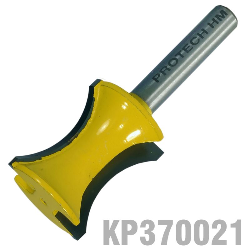 EXTERNAL BULL NOSE 24MM X 5/8&#39; HALF RADIUS 1/4&#39; SHANK