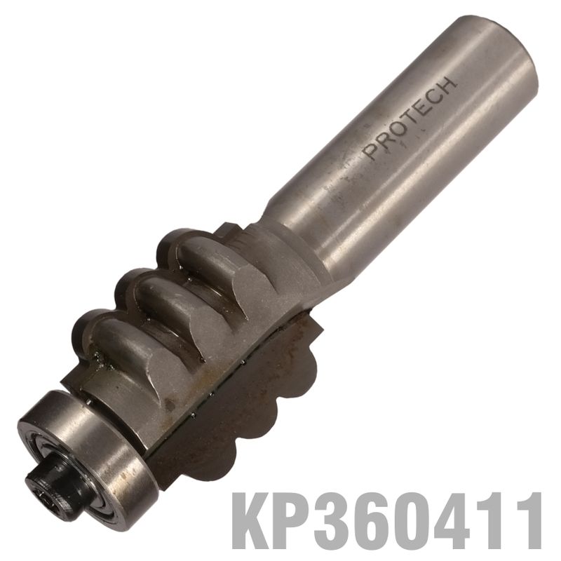 TRIPLE FLUTE BIT 7/8&#39; X 1&#39; TWO FLUTES 1/2&#39; SHANK
