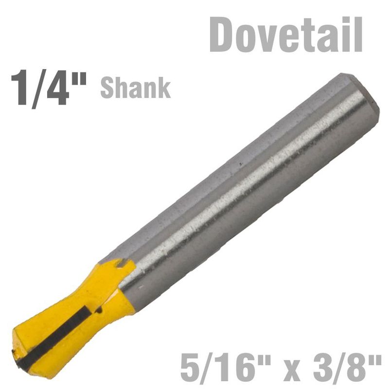 DOVETAIL BIT 5/16&#39; X 3/8&#39; 1/4&#39; SHANK