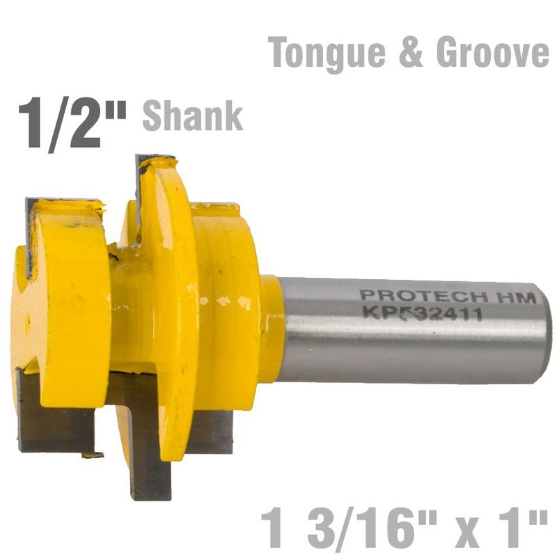 TONGUE &amp; GROOVE - PARALLEL 1 3/16&#39; x 1&#39; 1/2&#39; SHANK