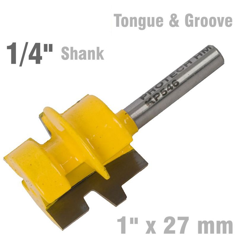 TONGUE AND GROOVE TAPER (WEDGE TAPER) 1&#39; X 27MM 1/4&#39; SHANK