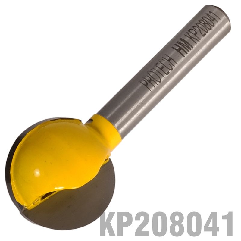 PLUNGE CUTTING BALL 3/4&#39;(19MM) X 3/4&#39;(19MM) 1/4&#39;SHANK