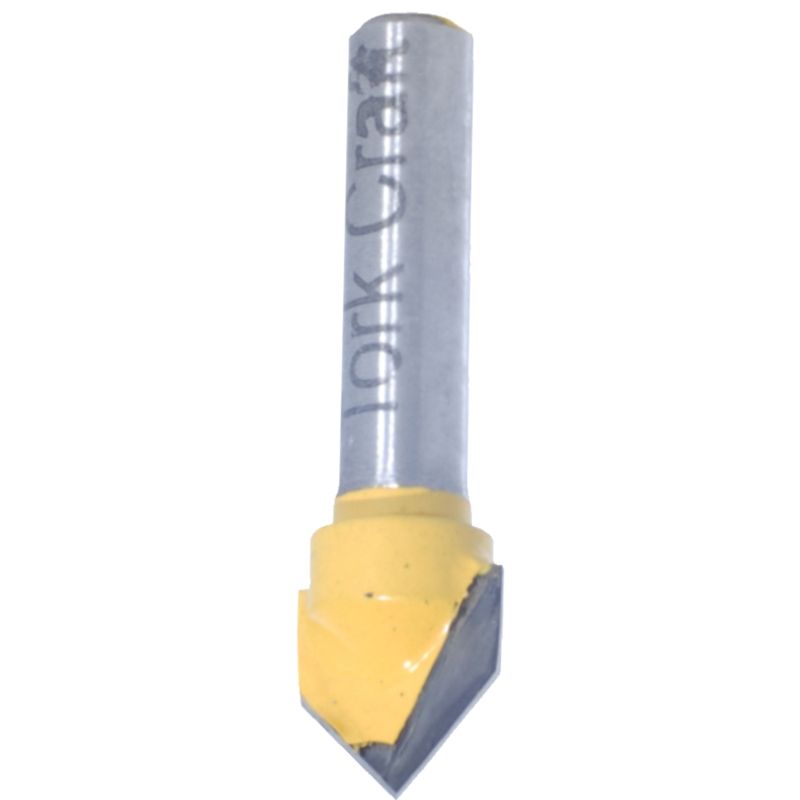 ROUTER BIT V GROOVE 90 DEGREE 3/8&#39;