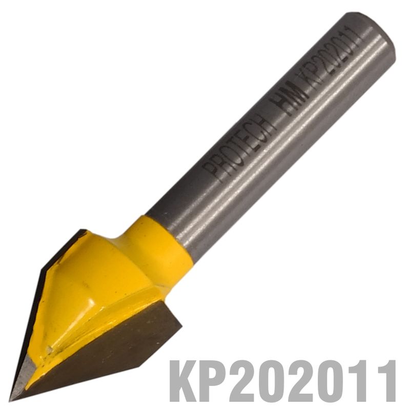 V-GROOVE 1/2&#39; X  5/8&#39; 60 DEGREE 1/4&#39; SHANK