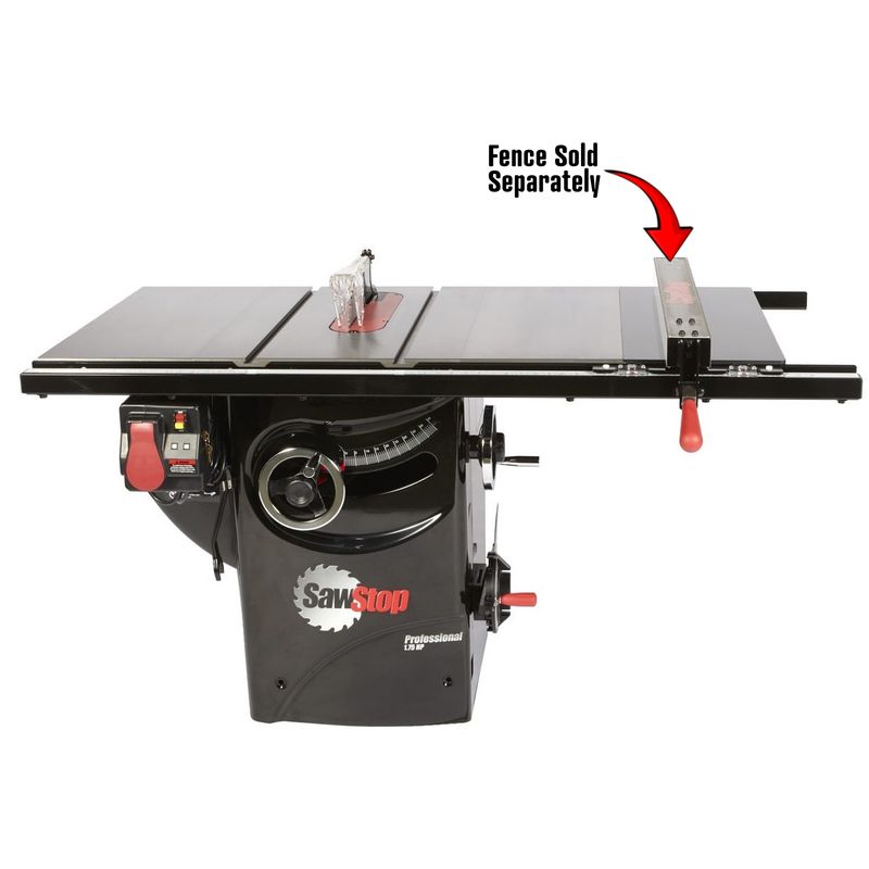SAWSTOP PROFFESIONAL CABINET SAW 250MM 3HP