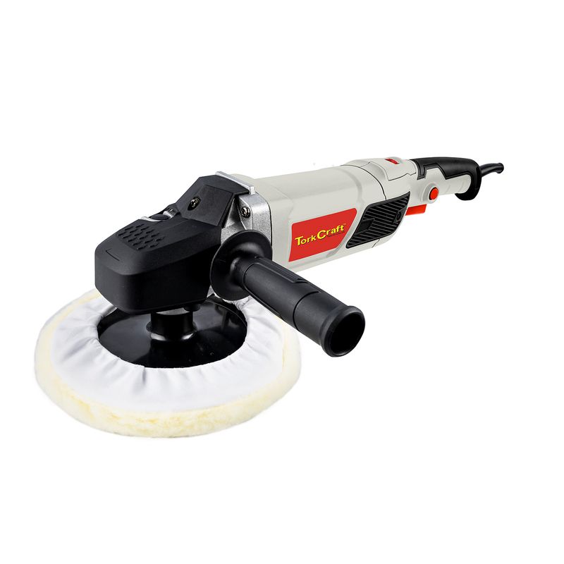 POLISHER 1500W 180MM B/PAD &amp; BONNET 600-3000RPM CONST/SPEED D-HANDLE