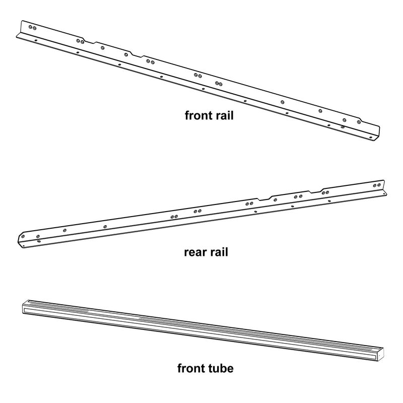 PROFESSIONAL AND CNS T-GLIDE RAIL 52&#39;ASSEMBLY