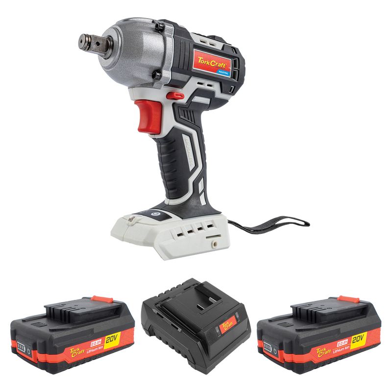 IMPACT WRENCH 450NM 20V IW450 C/W STD. CHARG. &amp; 2 X 2.0AH BATTERY