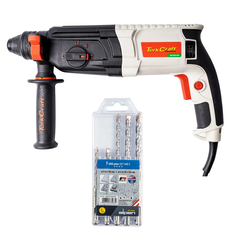 ROT. HAMMER TCRH0800 WITH SDS-PLUS SET ALP MB 5