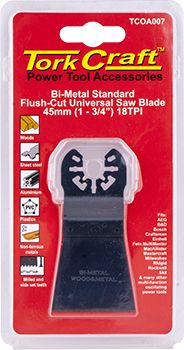 QUICK CHANGE FLUSH CUT UNIVERSAL SAW BLADE 45MM(1-3/4&#39;)18TPI
