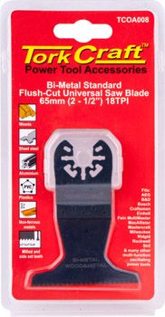 QUICK CHANGE FLUSH CUT UNIVERSAL SAW BLADE 65MM(2-1/2&#39;)18TPI