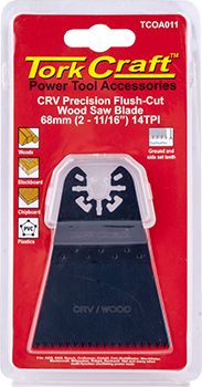 QUICK CHANGE FLUSH CUT WOOD SAW BLADE 68MM(2-11/16&#39;)14TPI CRV