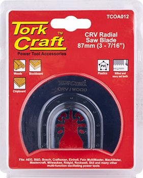QUICK CHANGE RADIAL SAW BLADE 87MM(3-7/16&#39;) CRV
