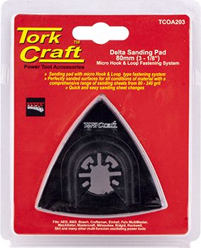 QUICK CHANGE BASE &amp; ARBOR 80MM HOOK AND LOOP DELTA MICRO