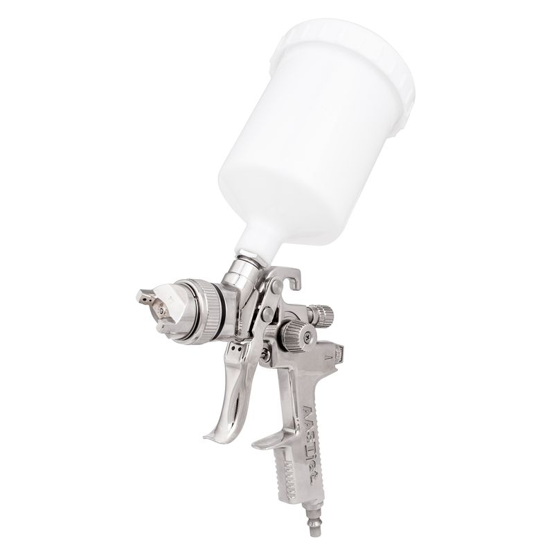 SPRAY GUN HVLP GRAVITY 1.4MM S/S NOZZLE &amp; NEEDLE WITH PLASTIC CUP