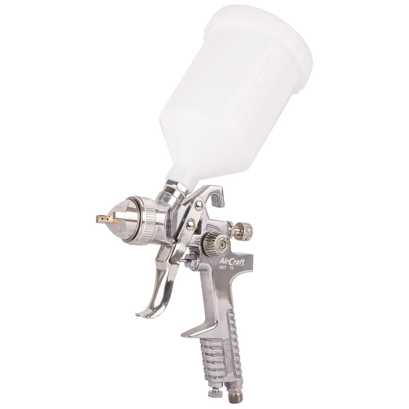 SPRAY GUN HVLP 1.4MM NOZZLE 600CC PLASTIC CUP