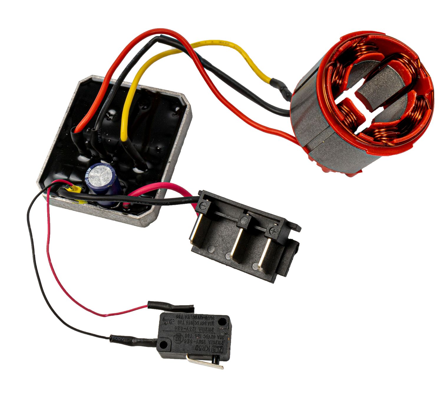 A/GRINDER 20V REPL. MICRO SWITCH &amp; COMMUTATOR  (6/7/11/12) S/KIT