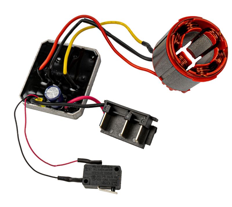 A/GRINDER 20V REPL. MICRO SWITCH &amp; COMMUTATOR  (6/7/11/12) S/KIT