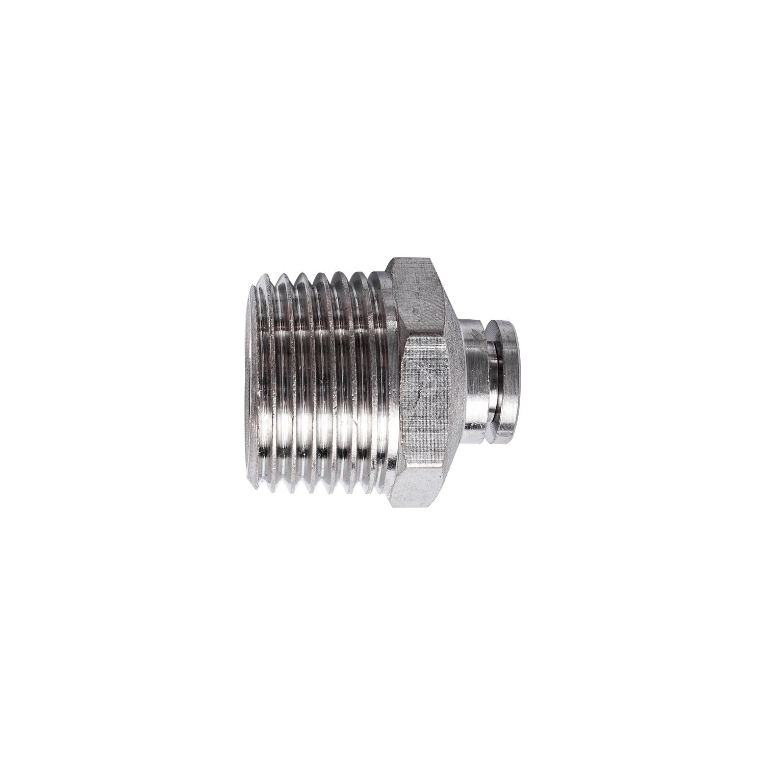 METAL PU FITTING STRAIGHT 6MM X 1/2&#39; M