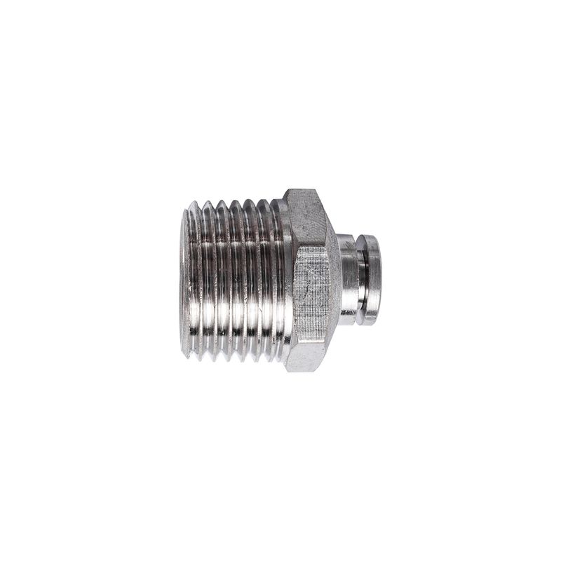 METAL PU FITTING STRAIGHT 6MM X 1/2&#39; M