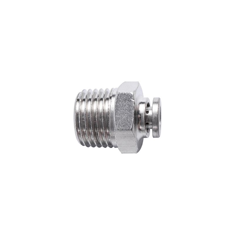METAL PU FITTING STRAIGHT 4MM X 1/4&#39; M