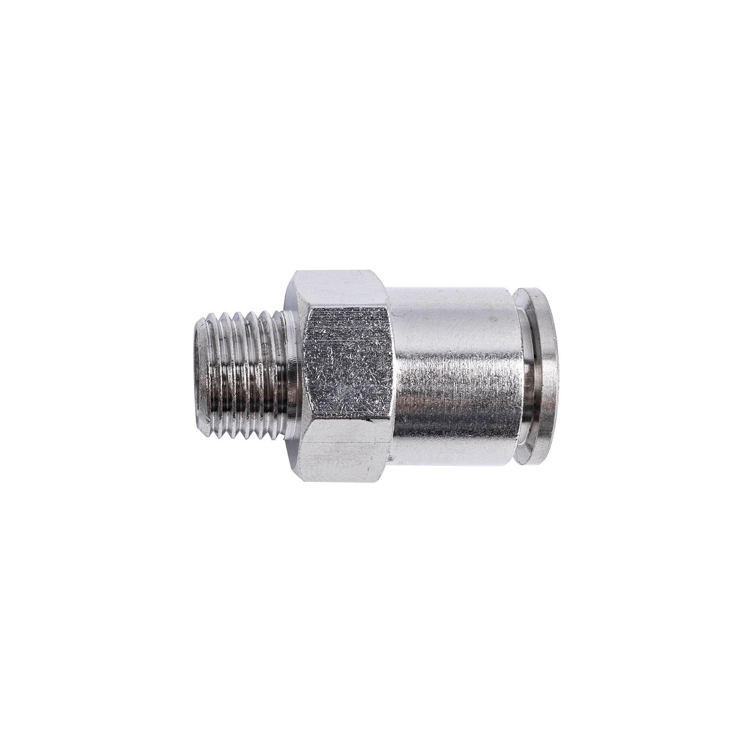 METAL PU FITTING STRAIGHT 12MM X 1/4&#39; M