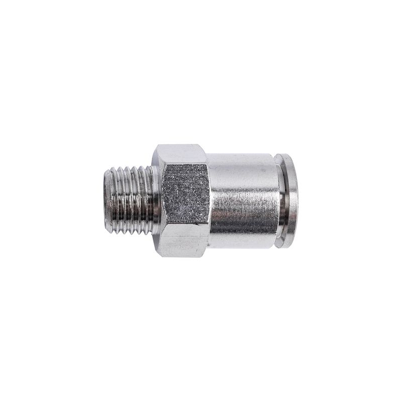 METAL PU FITTING STRAIGHT 12MM X 1/4&#39; M