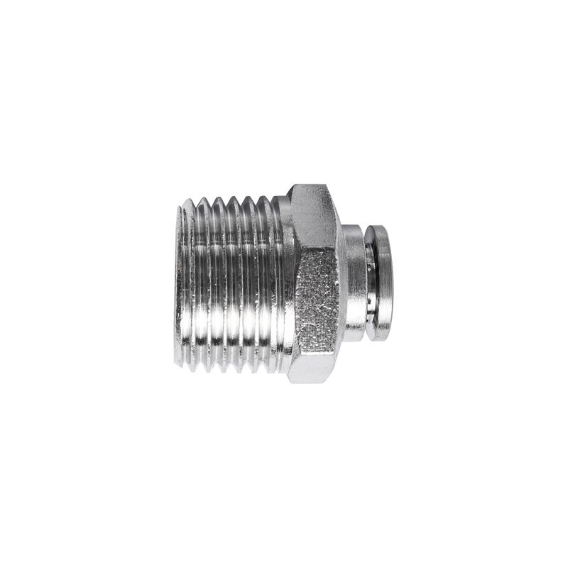 METAL PU FITTING STRAIGHT 8MM X 1/2&#39; M
