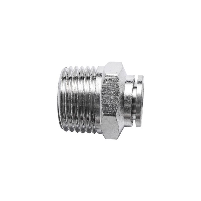 METAL PU FITTING STRAIGHT 10MM X 1/2&#39; M