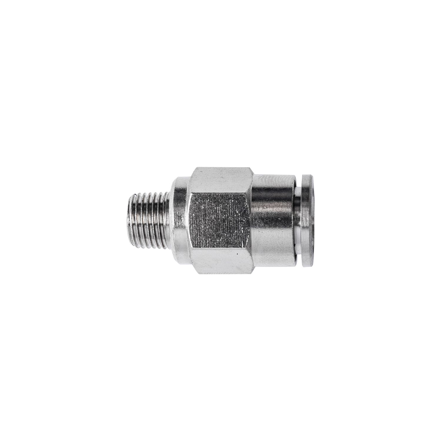 METAL PU FITTING STRAIGHT 10MM X 1/4&#39; M