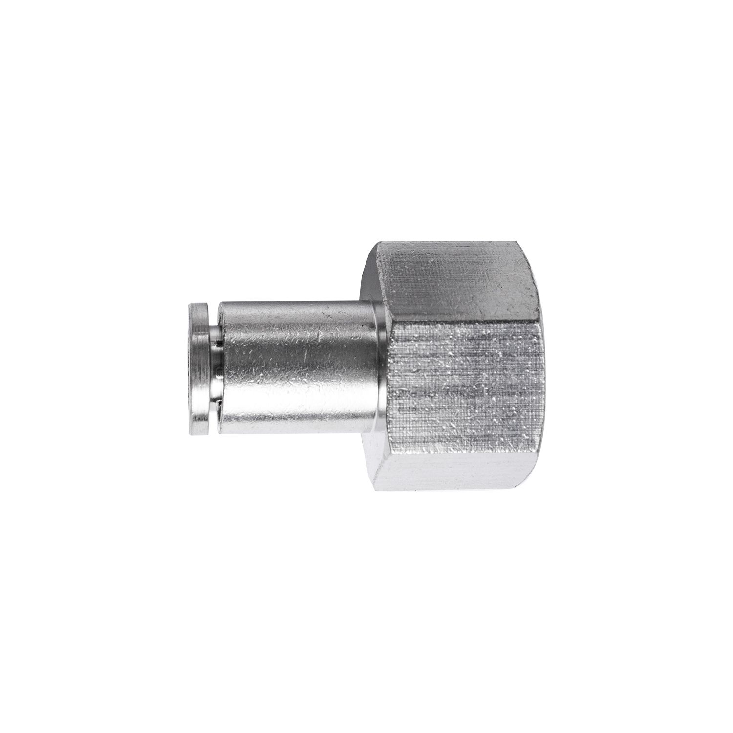 METAL PU FITTING STRAIGHT 6MM 3/8&#39; F