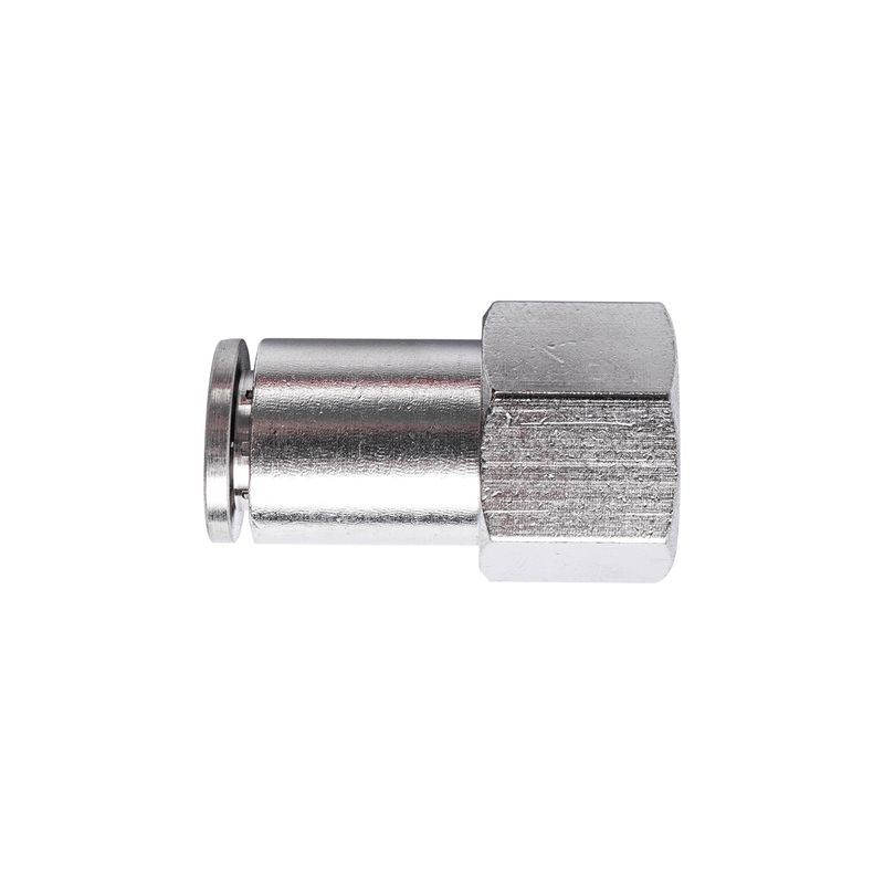 METAL PU FITTING STRAIGHT 8MM 1/4&#39; F