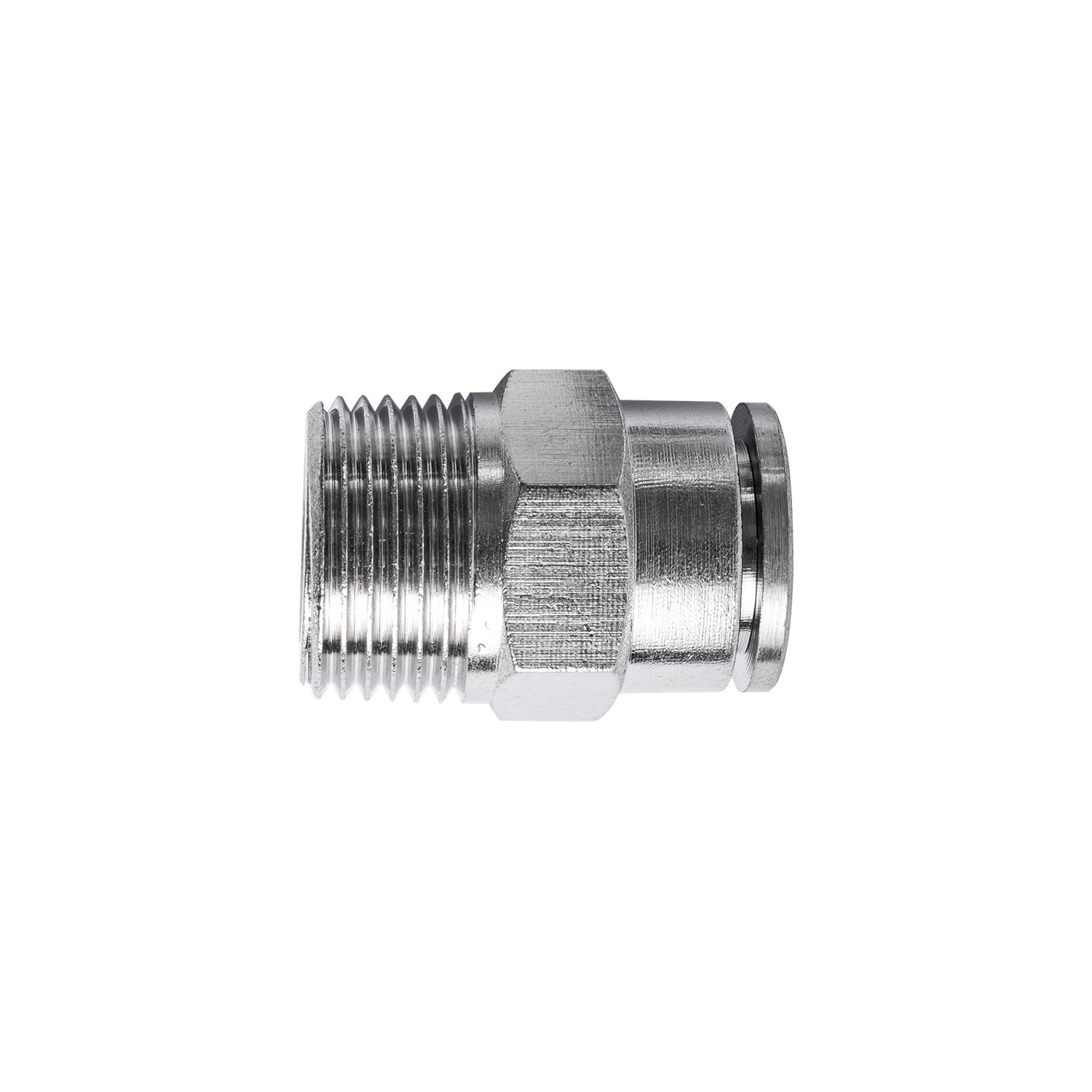 METAL PU FITTING STRAIGHT 10MM X 3/8&#39; M