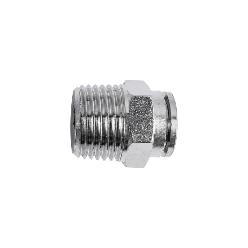 METAL PU FITTING STRAIGHT 12MM X 1/2&#39; M