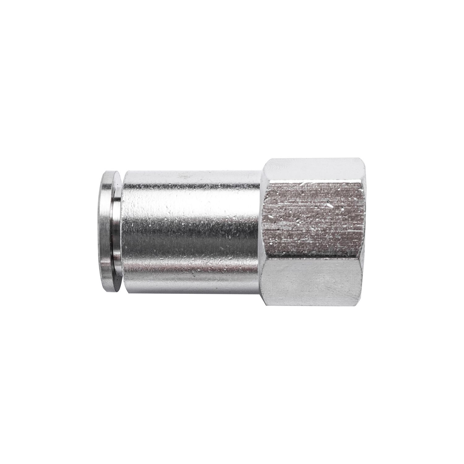METAL PU FITTING STRAIGHT 10MM 1/4&#39; F