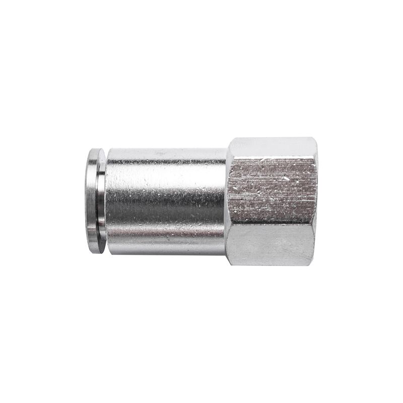 METAL PU FITTING STRAIGHT 10MM 1/4&#39; F
