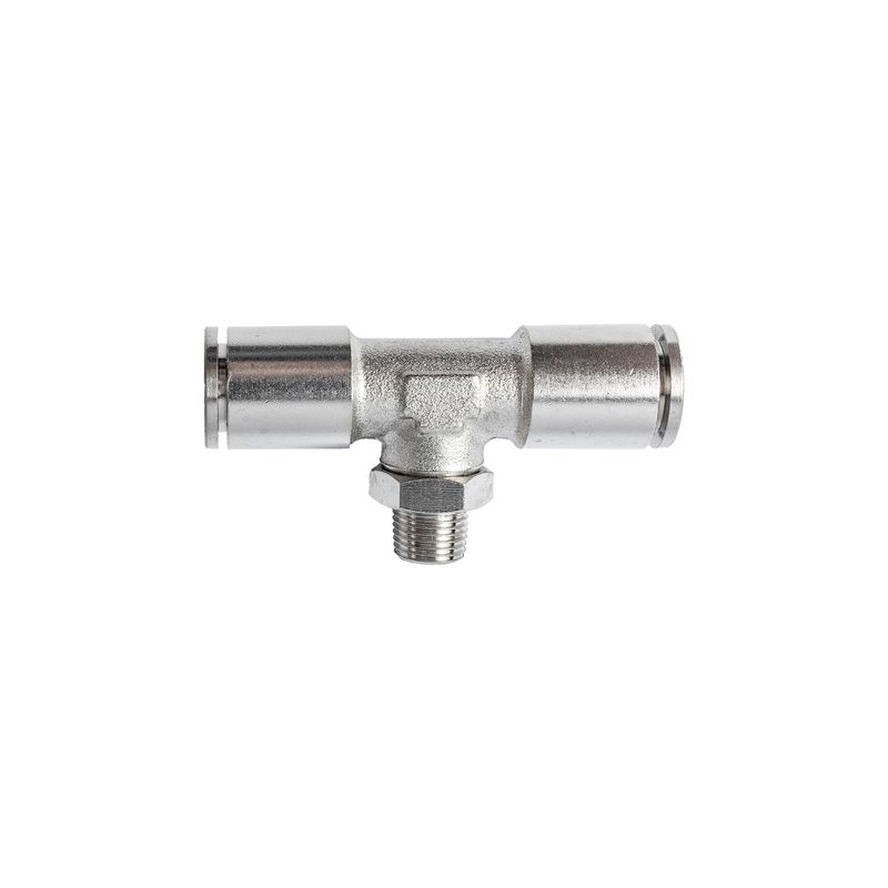 METAL PU FITTING T-JOINT 10MM 1/8&#39; M