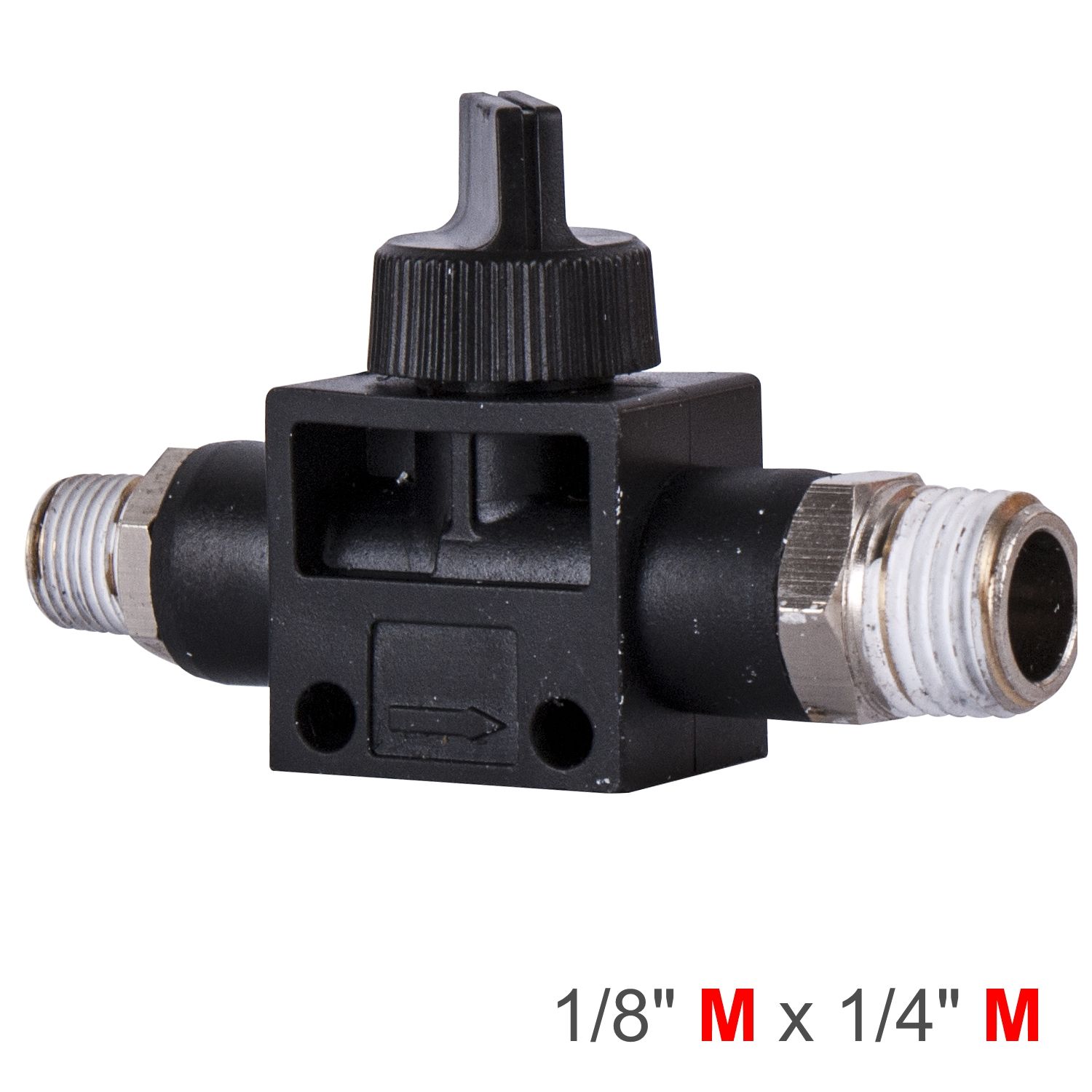 PU HOSE FITTING VALVE 1/8&#39;M X 1/4&#39;M