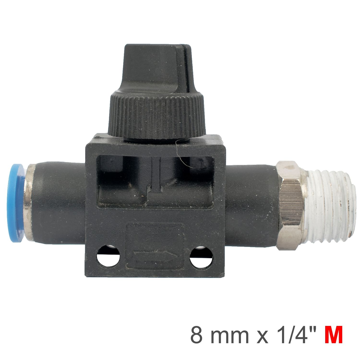 PU HOSE FITTING VALVE 8MM X 1/4&#39;M