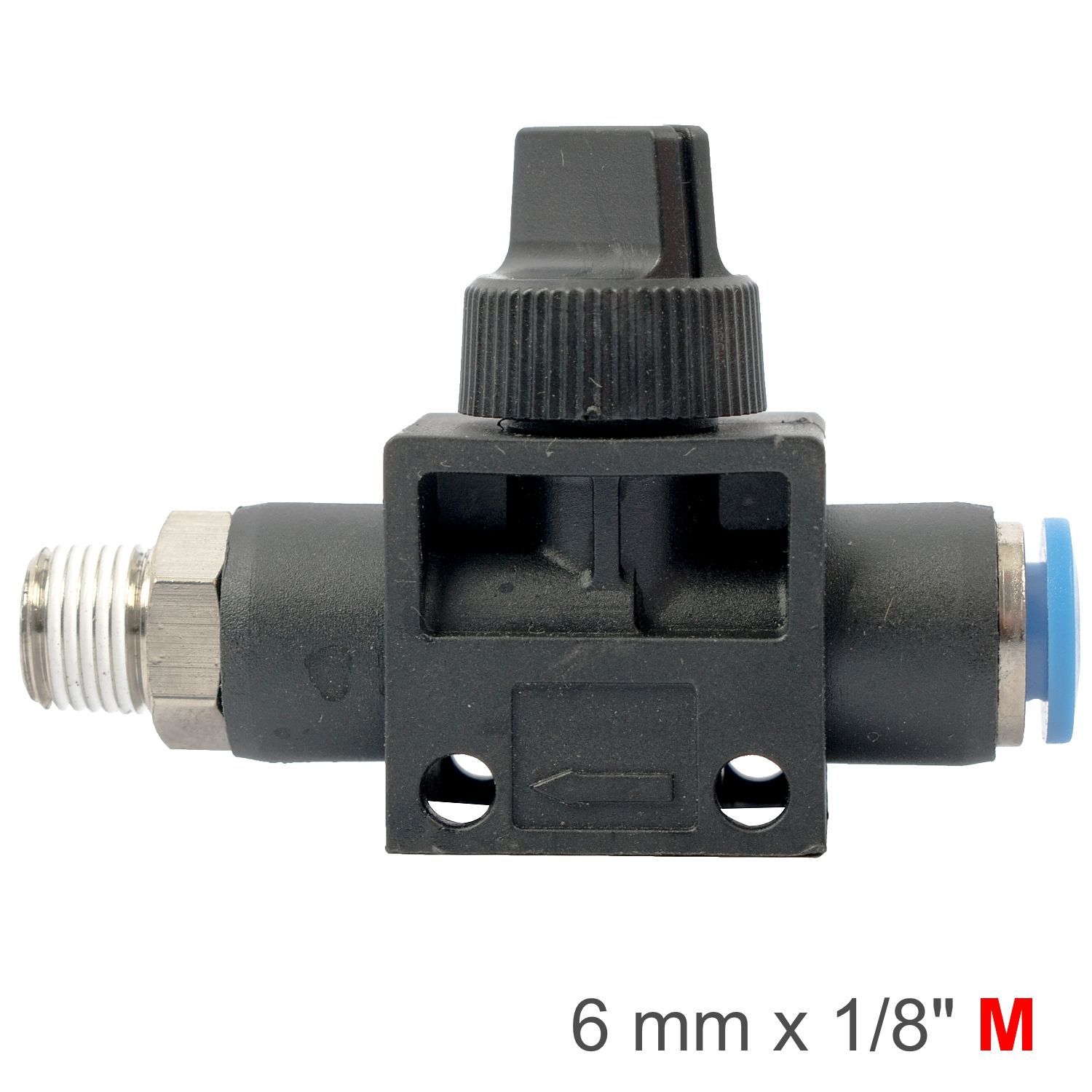 PU HOSE FITTING VALVE 6MM X 1/8&#39;M