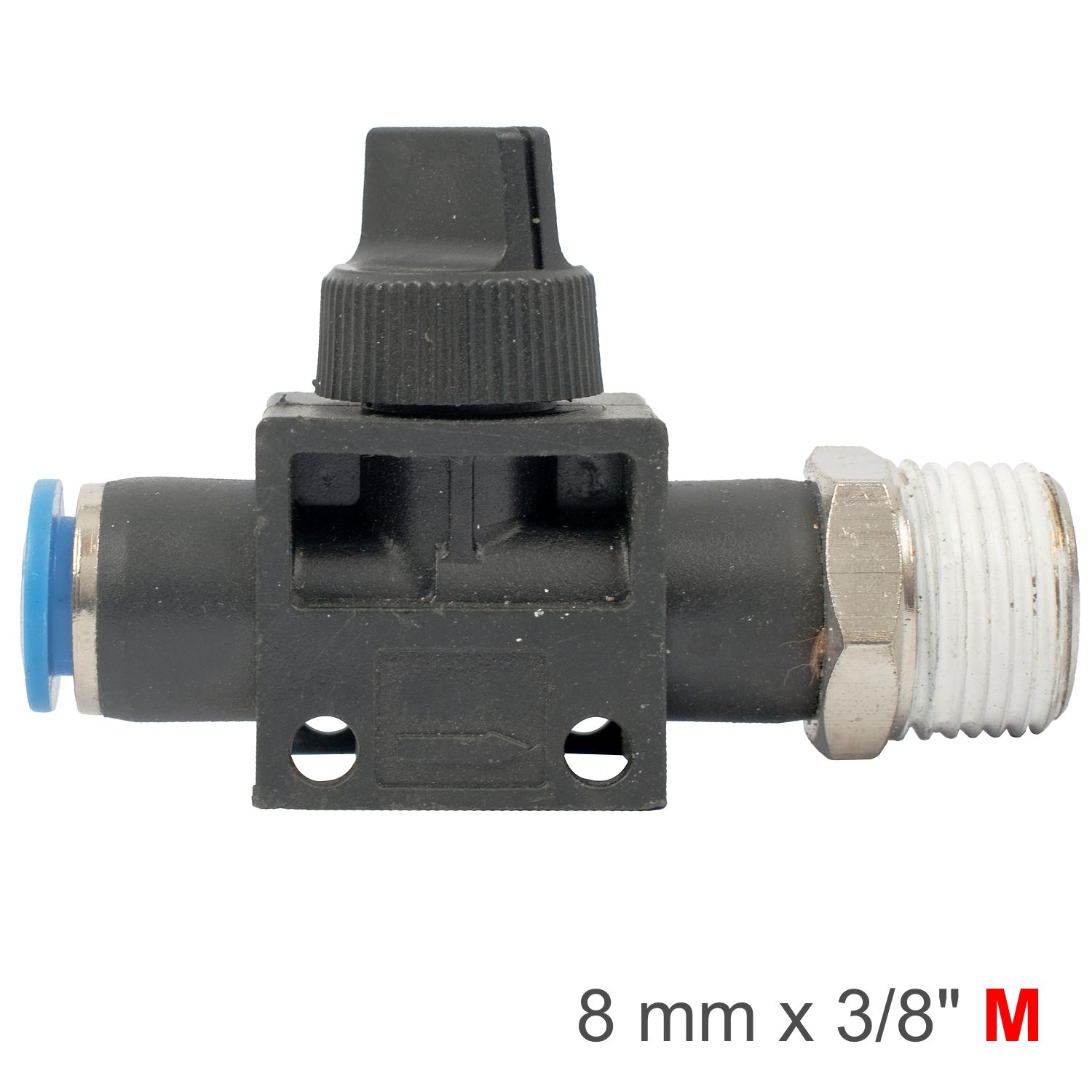 PU HOSE FITTING VALVE 8MM X 3/8&#39;M