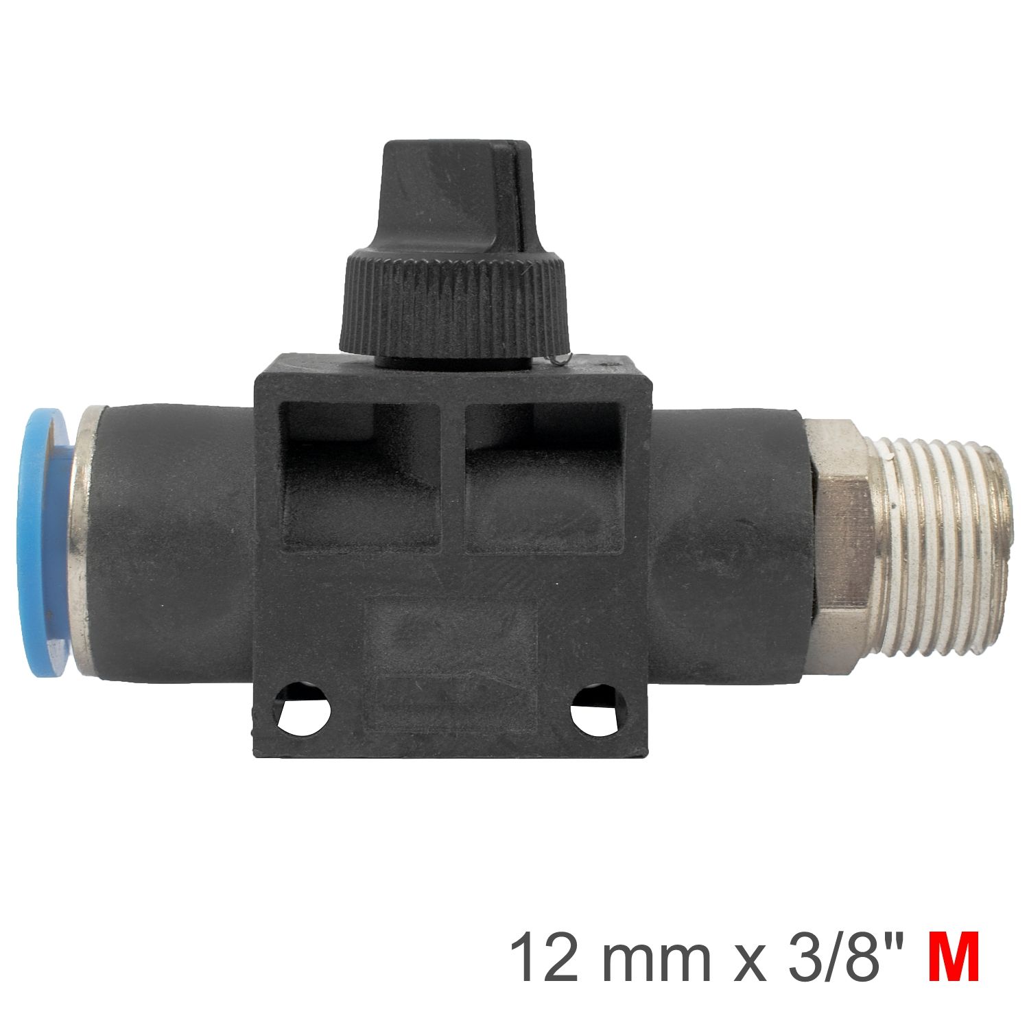 PU HOSE FITTING VALVE 12MM X 3/8&#39;M